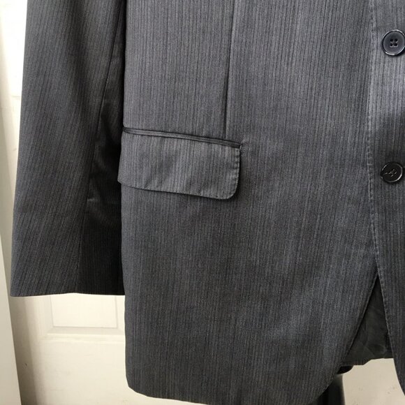 Ermenegildo Zegna Traveller Charcoal Gray Three Button Blazer Jacket Size 56R - Picture 3 of 12